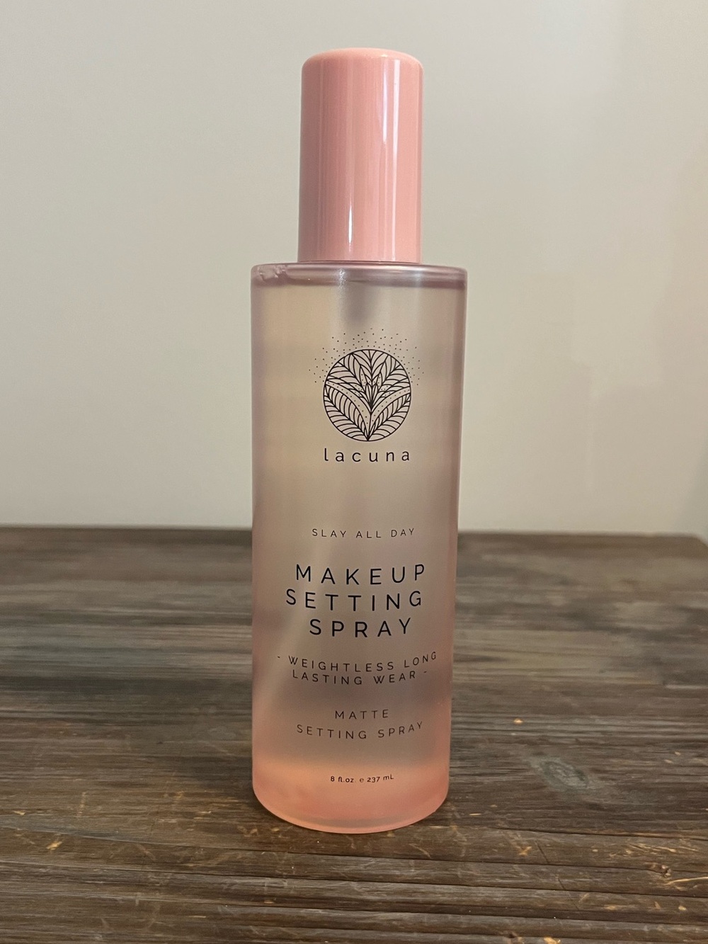 NWOB Lacuna Pink Matte Makeup Setting Spray - Long-Lasting Hold